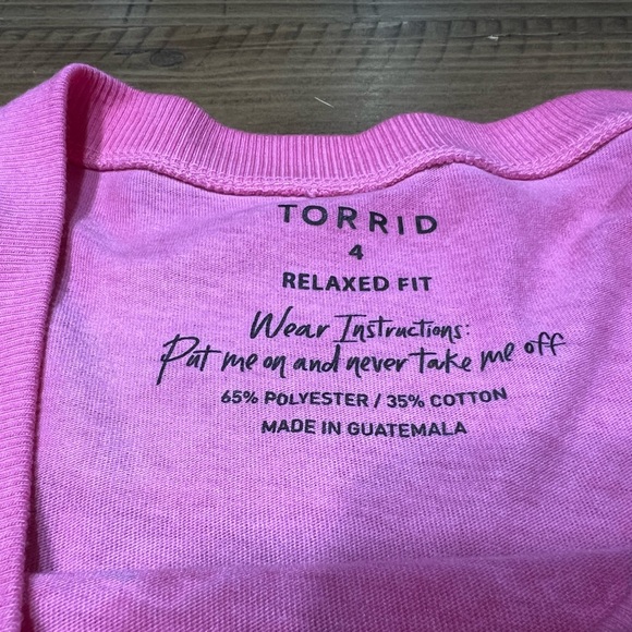 Palm Springs Plus Size Torrid Shirt 4X - Picture 3 of 5